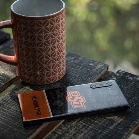 Oklahoma State University Split Jersey Galaxy Note 10 Skin